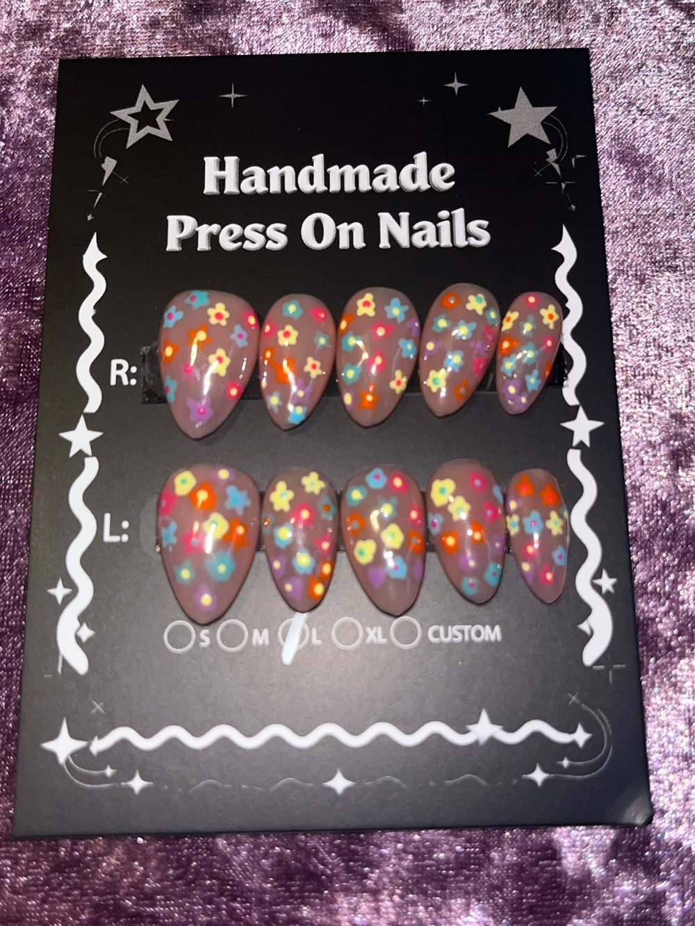 - Lavender Floral Confetti - Custom